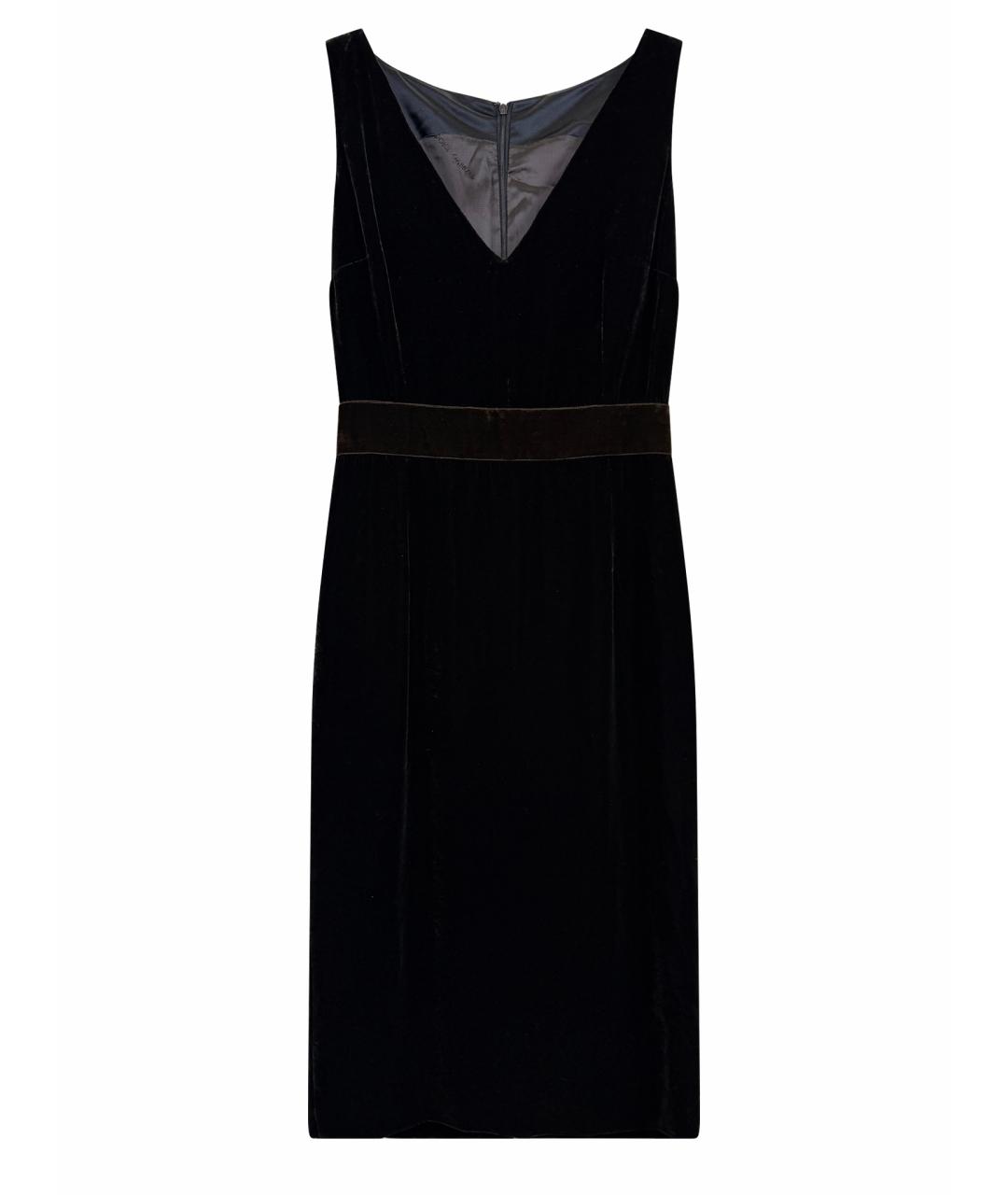 DOLCE&GABBANA Черное вискозное вечернее платье, фото 1