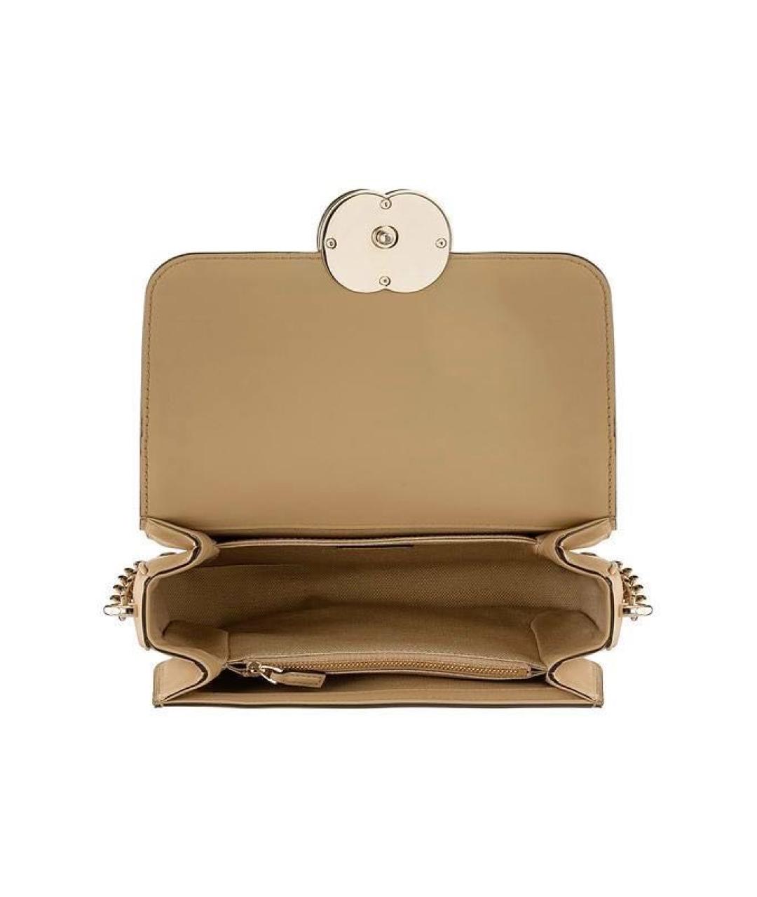 GUCCI Бежевая кожаная сумка через плечо, фото 3