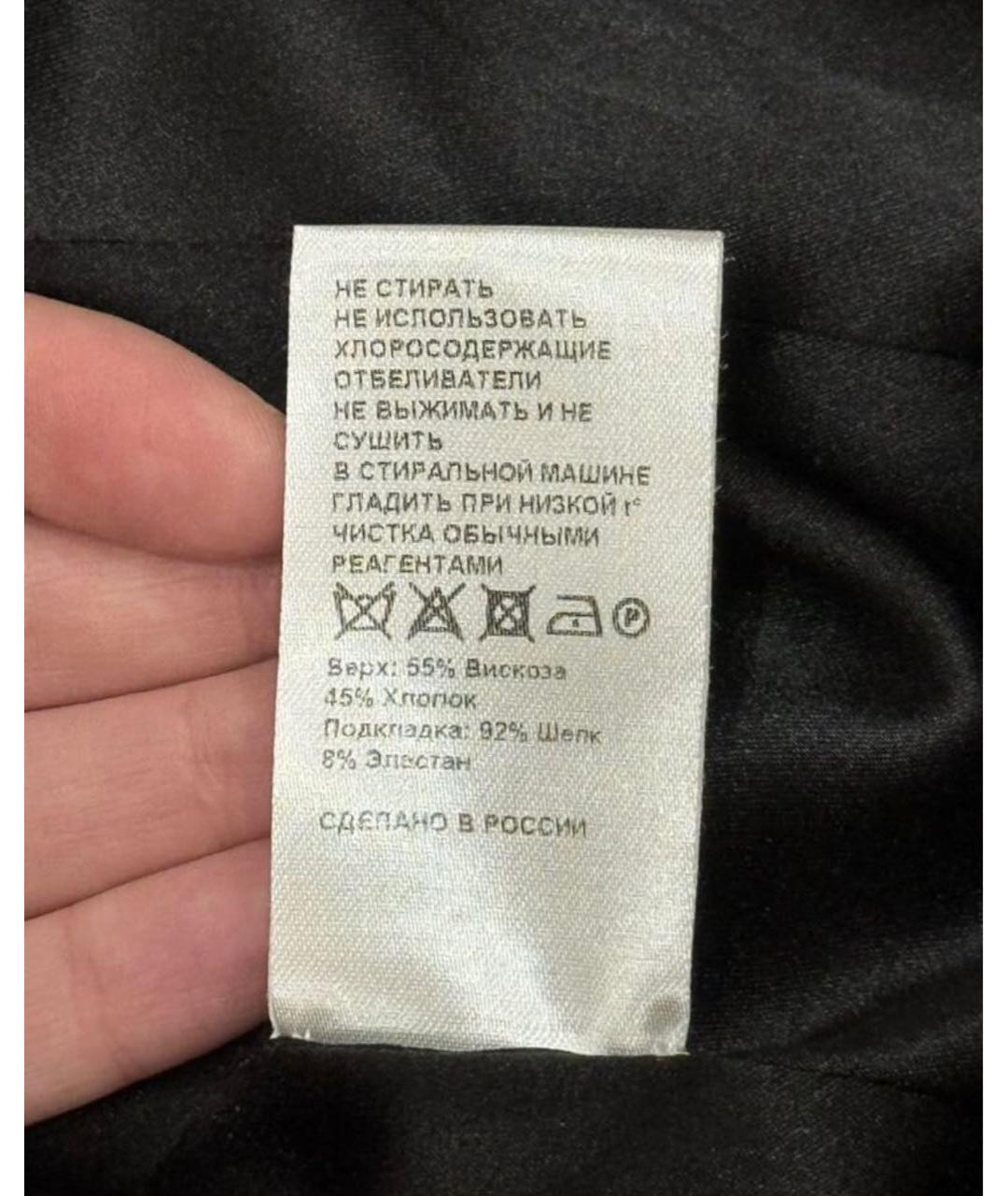 ALEXANDER TEREKHOV Черный вискозный жакет/пиджак, фото 6