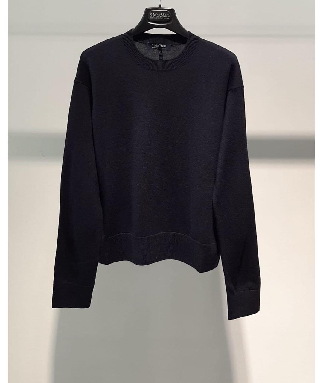 'S MAX MARA Темно-синий джемпер / свитер, фото 3