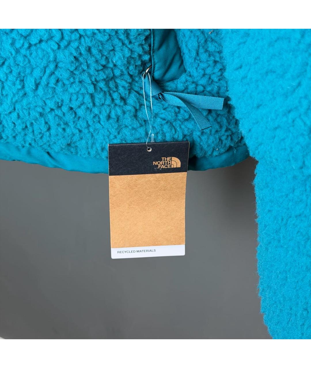 THE NORTH FACE Бирюзовый полиамидовый пуховик, фото 5