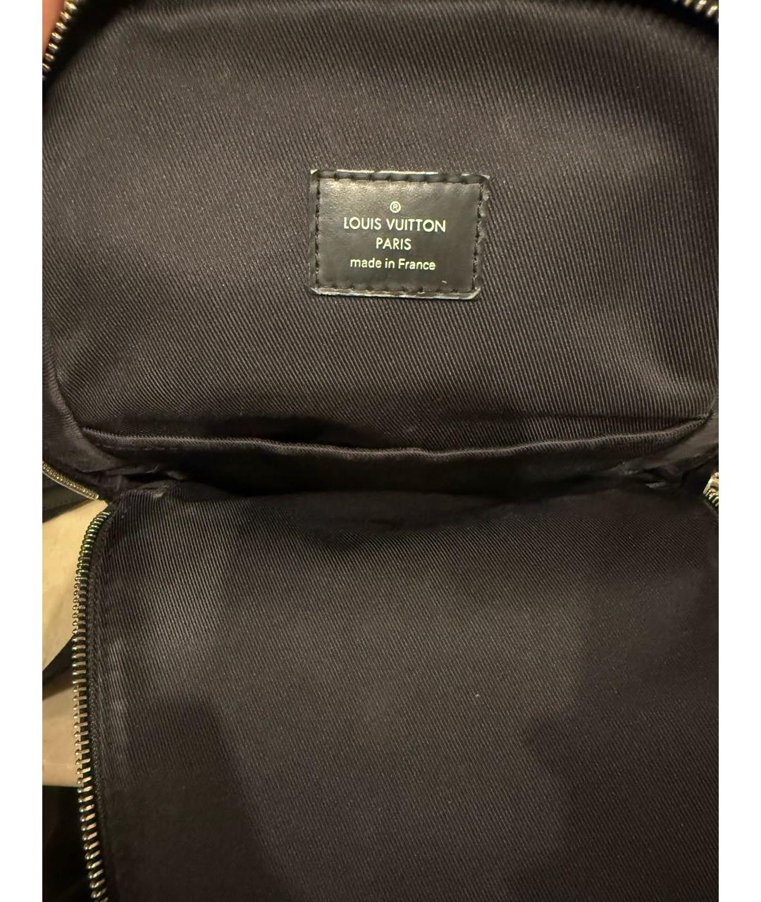 LOUIS VUITTON Антрацитовая сумка на плечо, фото 5