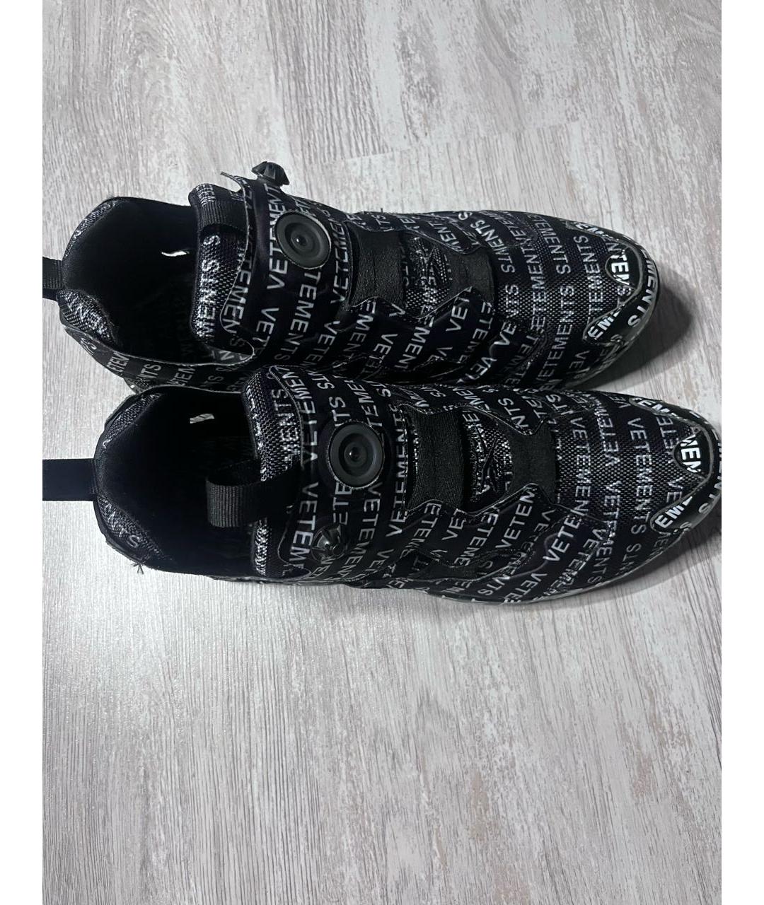 VETEMENTS Черные низкие кроссовки / кеды, фото 2