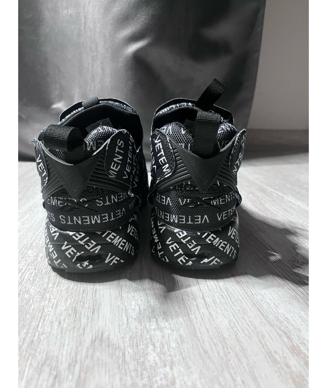 VETEMENTS Черные низкие кроссовки / кеды, фото 4