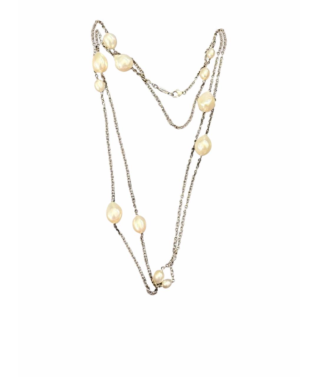 TIFFANY&CO Белое серебряное колье, фото 1