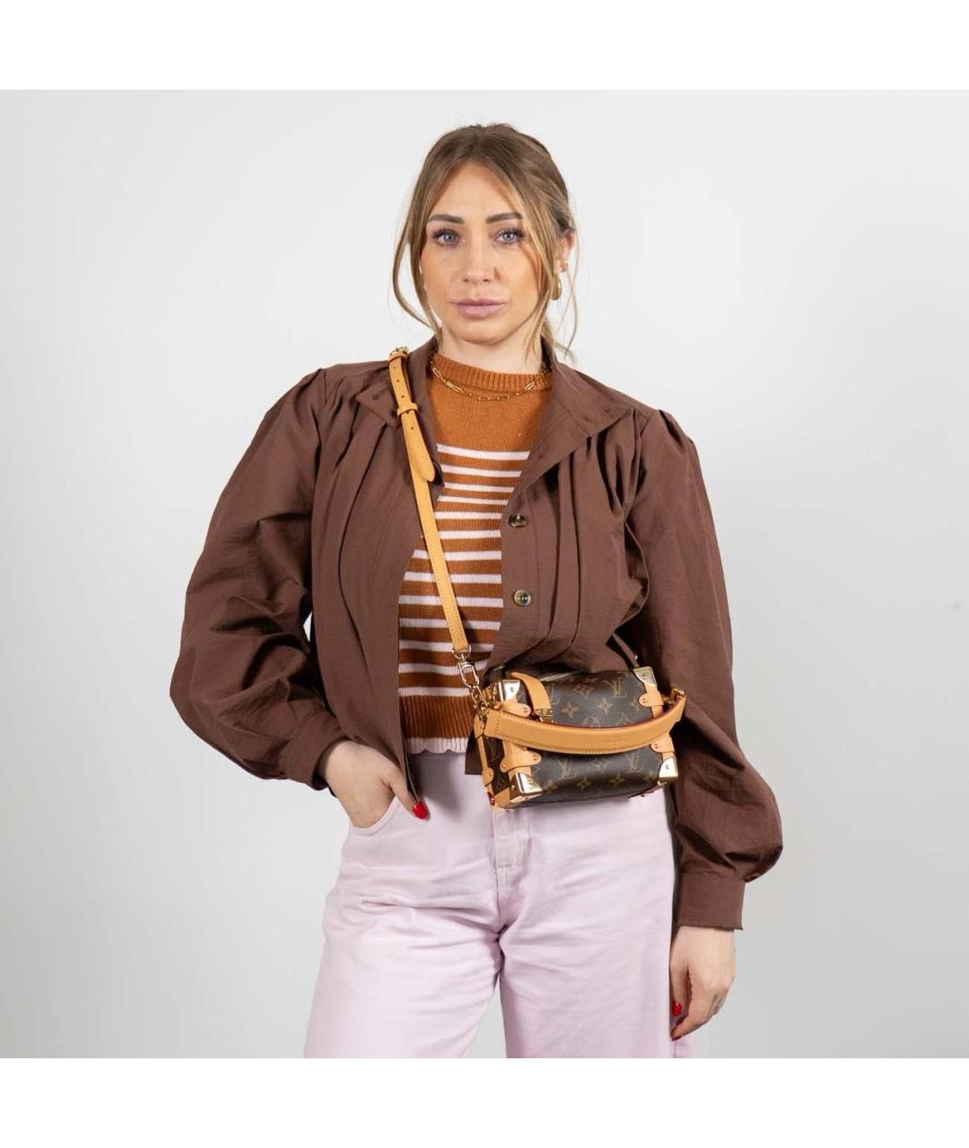 LOUIS VUITTON Коричневая сумка через плечо, фото 4