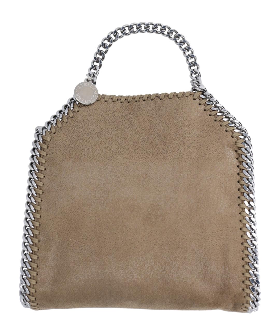 STELLA MCCARTNEY Бежевая синтетическая сумка через плечо, фото 2