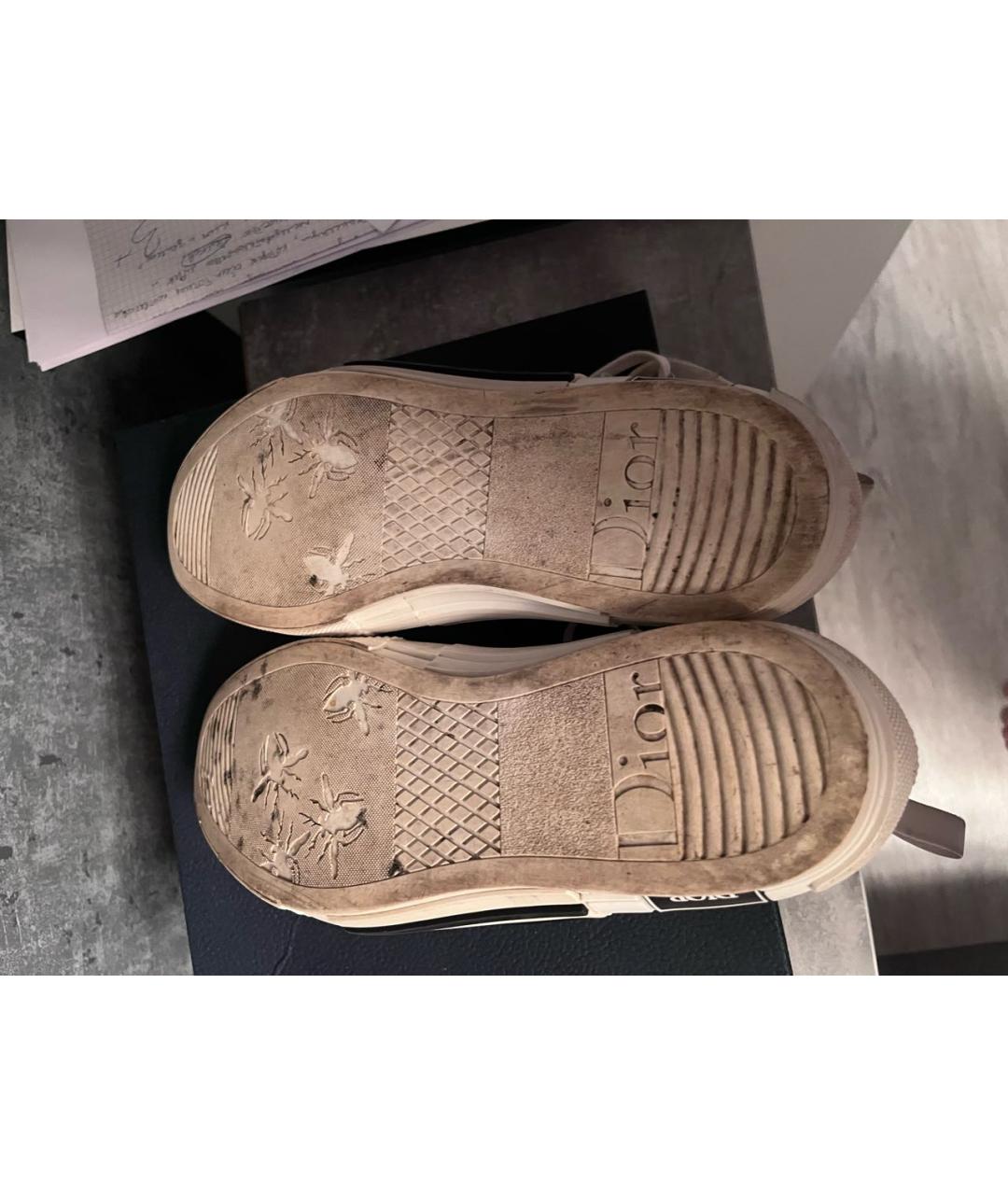 CHRISTIAN DIOR Белые высокие кроссовки / кеды, фото 4