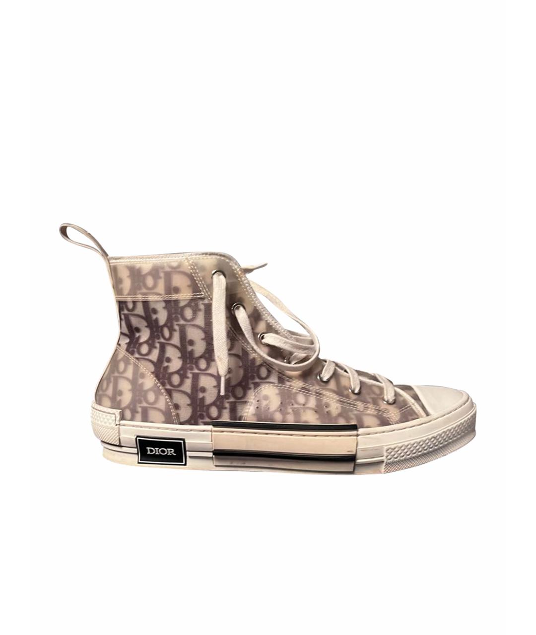 CHRISTIAN DIOR Белые высокие кроссовки / кеды, фото 1