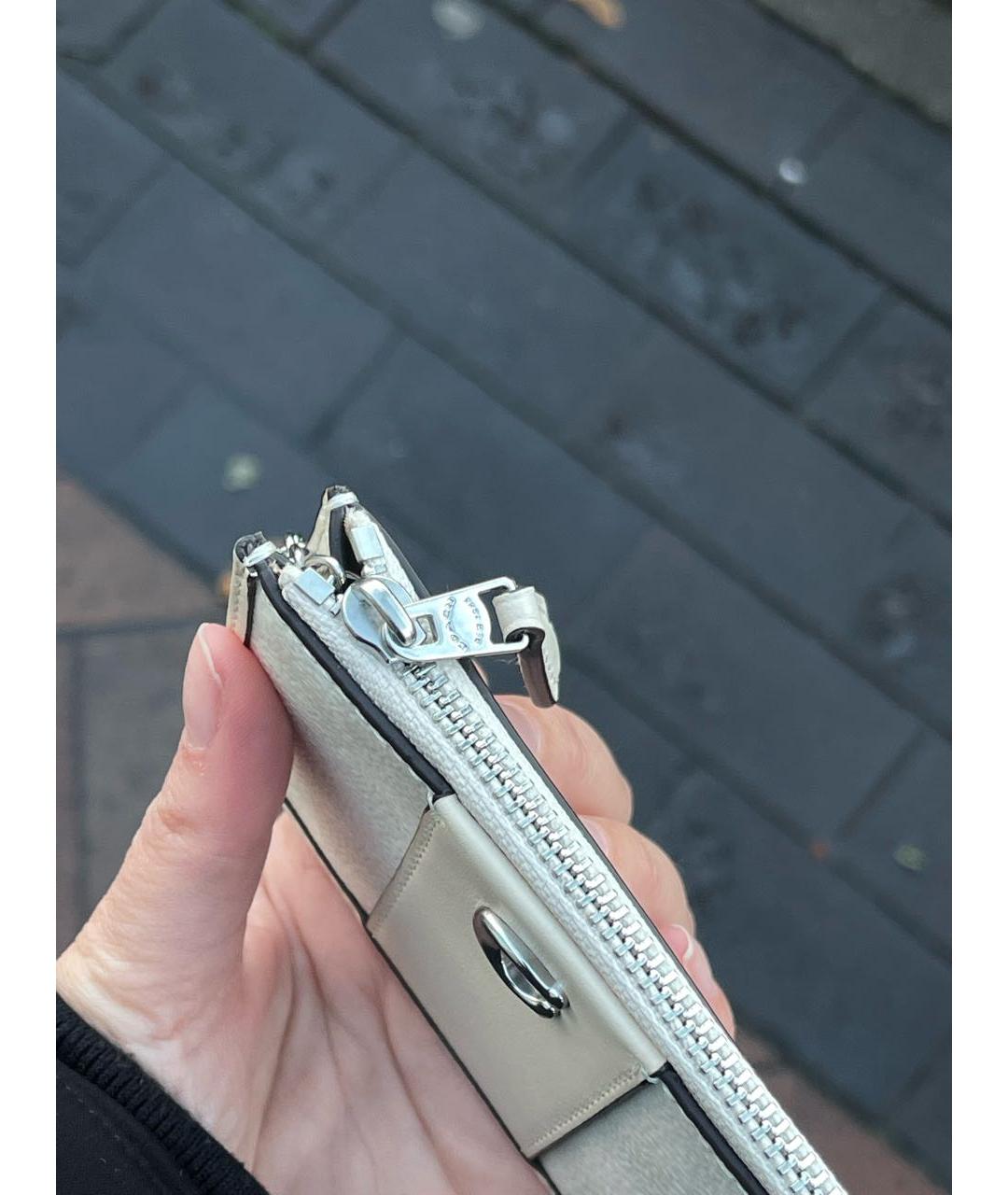 COACH Бежевый кожаный кардхолдер, фото 8