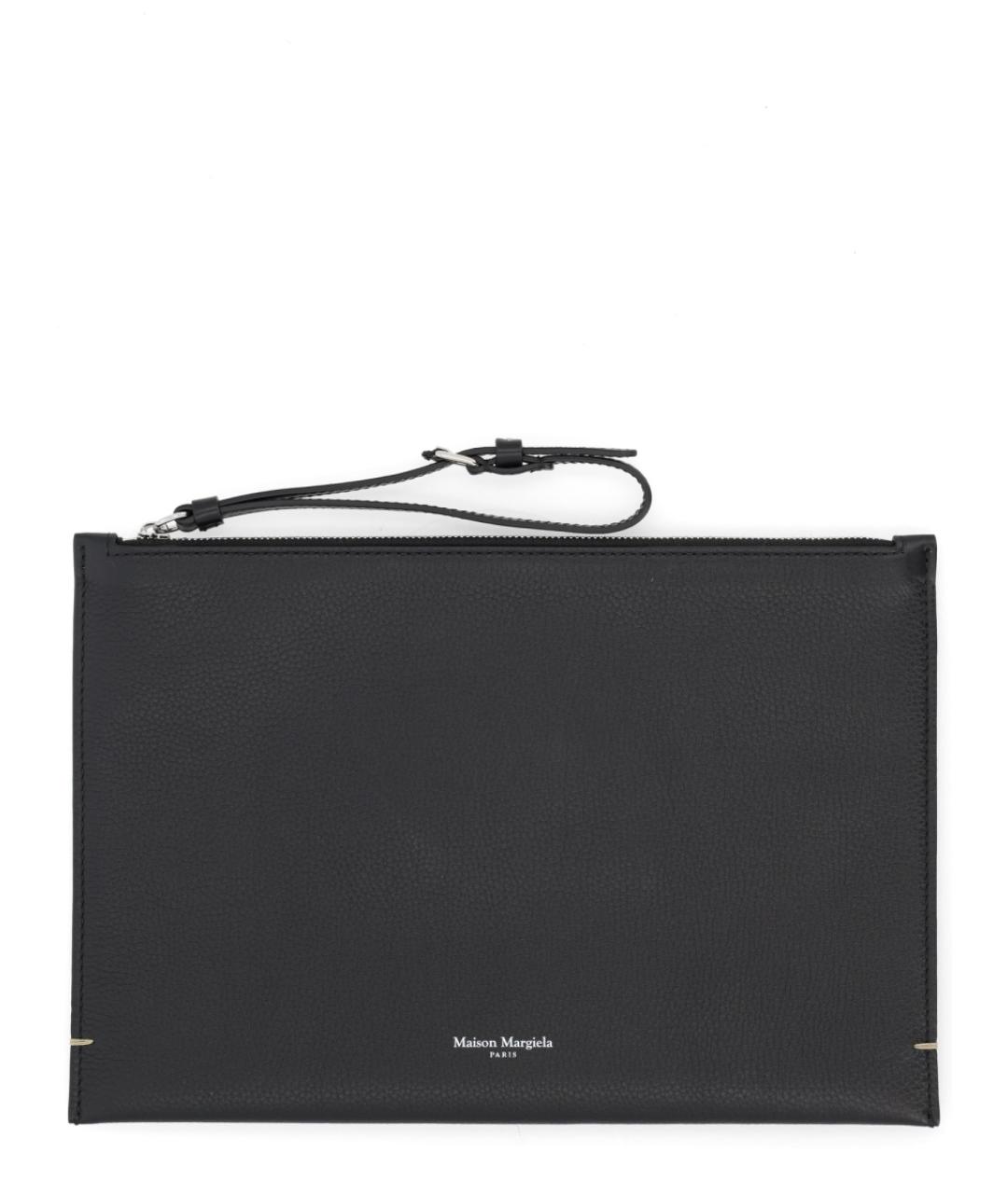 MAISON MARGIELA Черный кожаный кошелек, фото 1