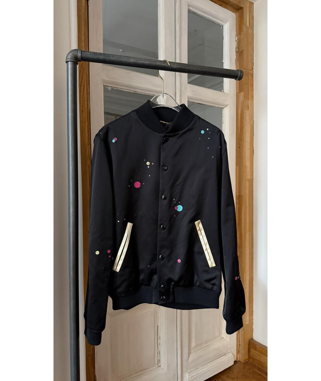 SAINT LAURENT Черный шерстяной жакет/пиджак, фото 6