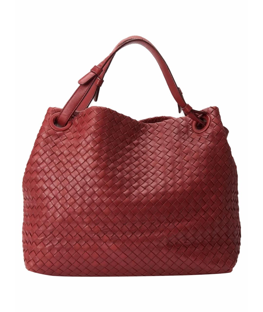 BOTTEGA VENETA Оранжевая кожаная сумка через плечо, фото 1