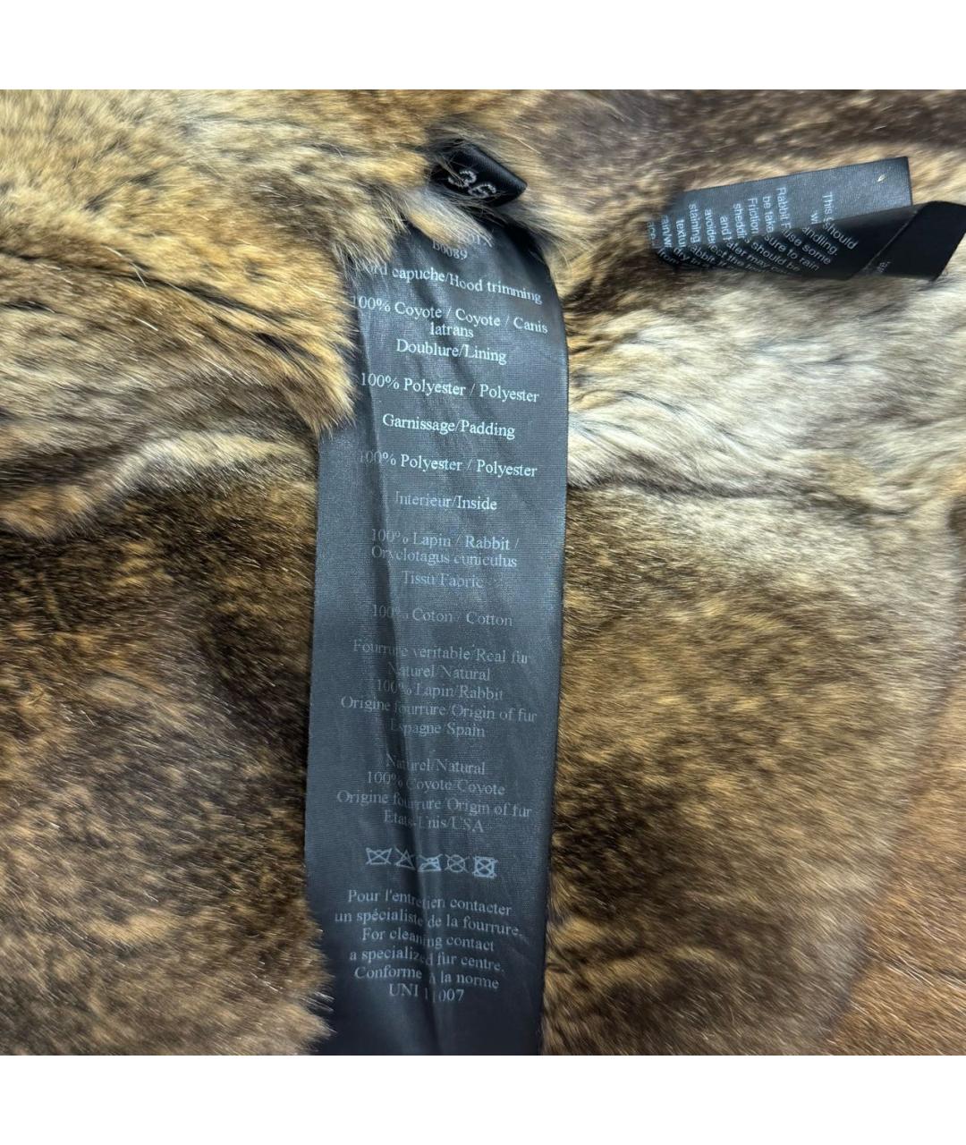 ARMY YVES SALOMON Хаки меховая парка, фото 7