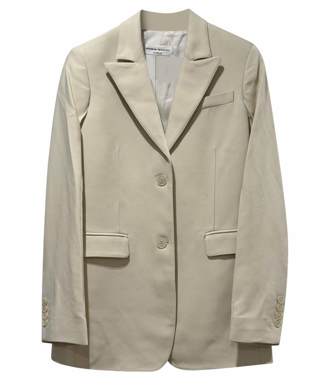 SONIA RYKIEL Белый вискозный костюм с брюками, фото 1