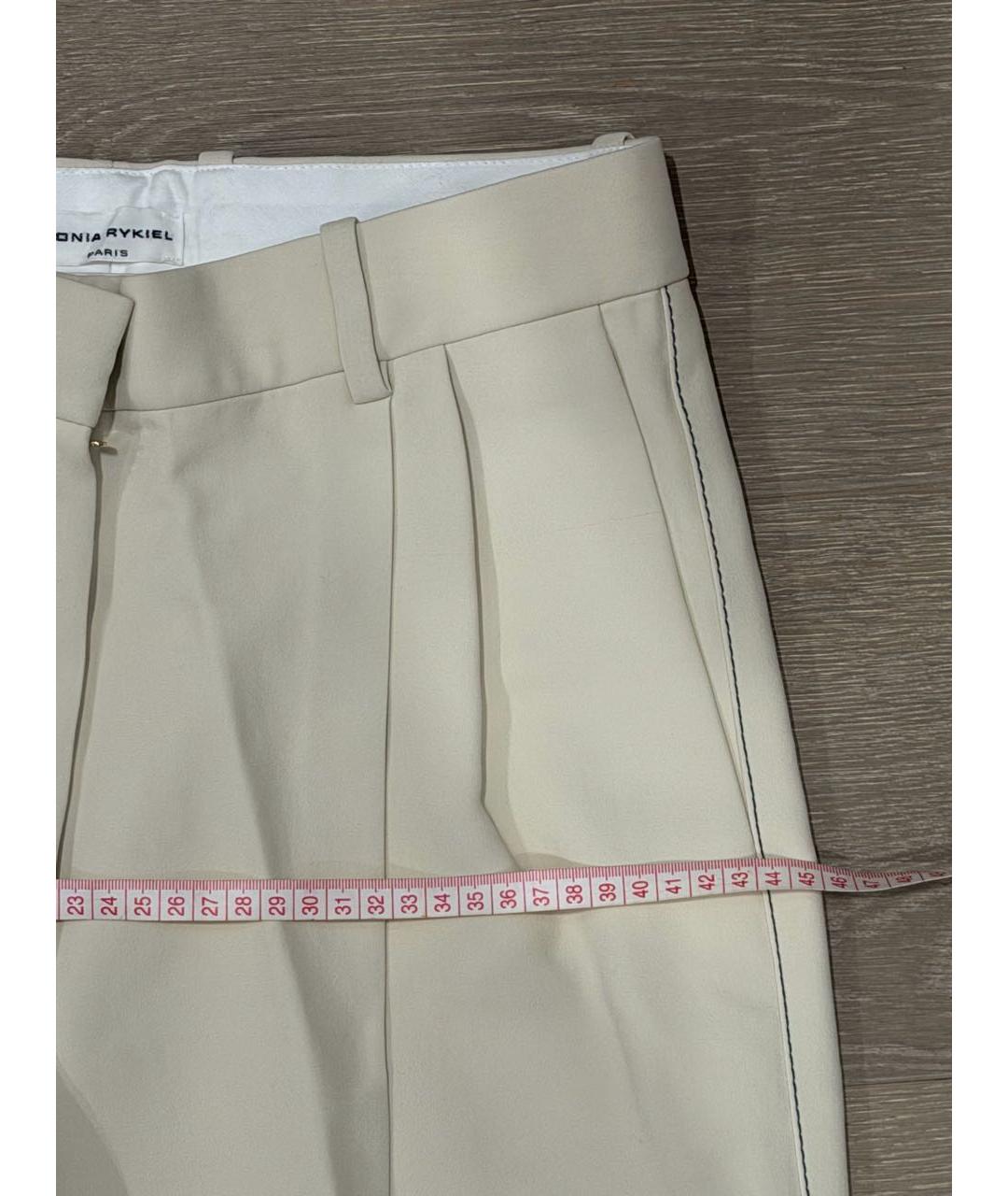 SONIA RYKIEL Белый вискозный костюм с брюками, фото 8