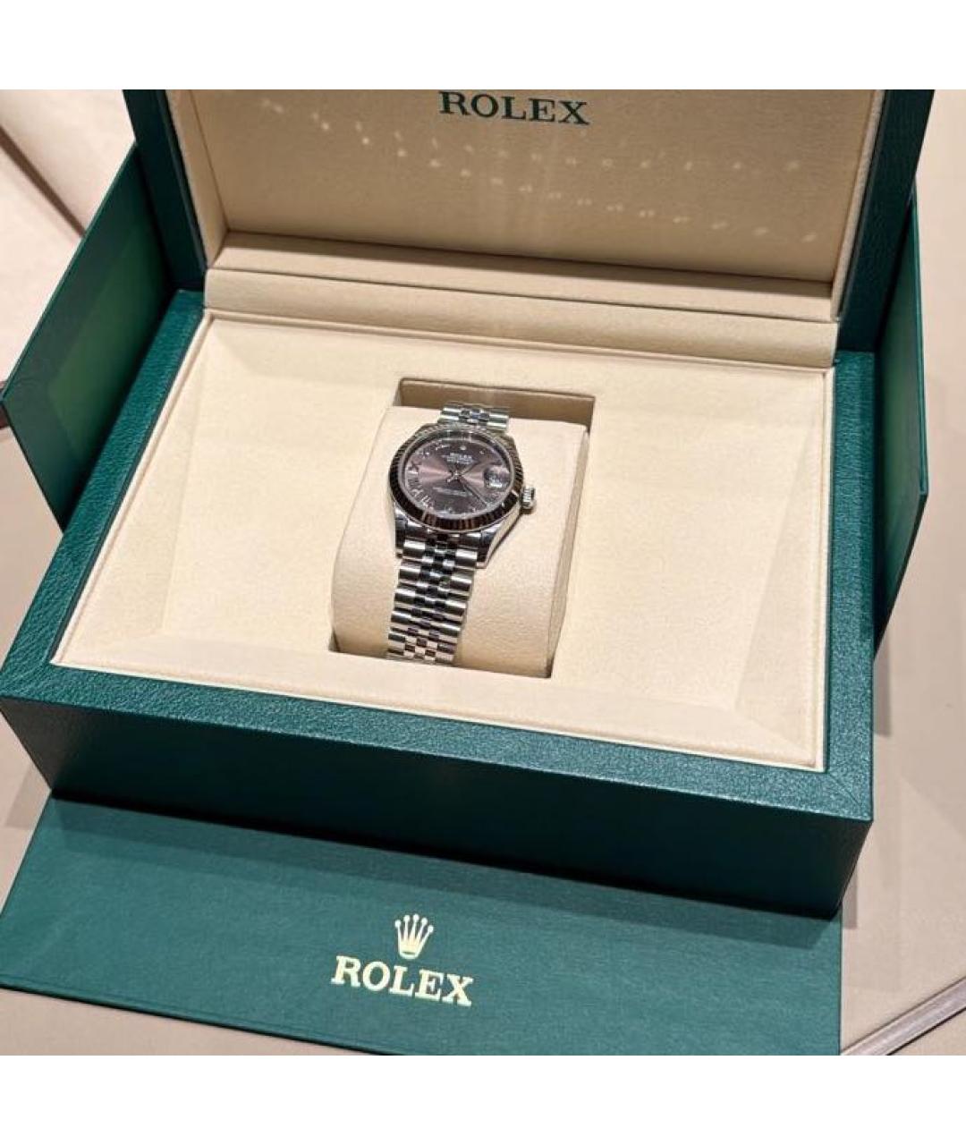 ROLEX Серебряные часы из белого золота, фото 4