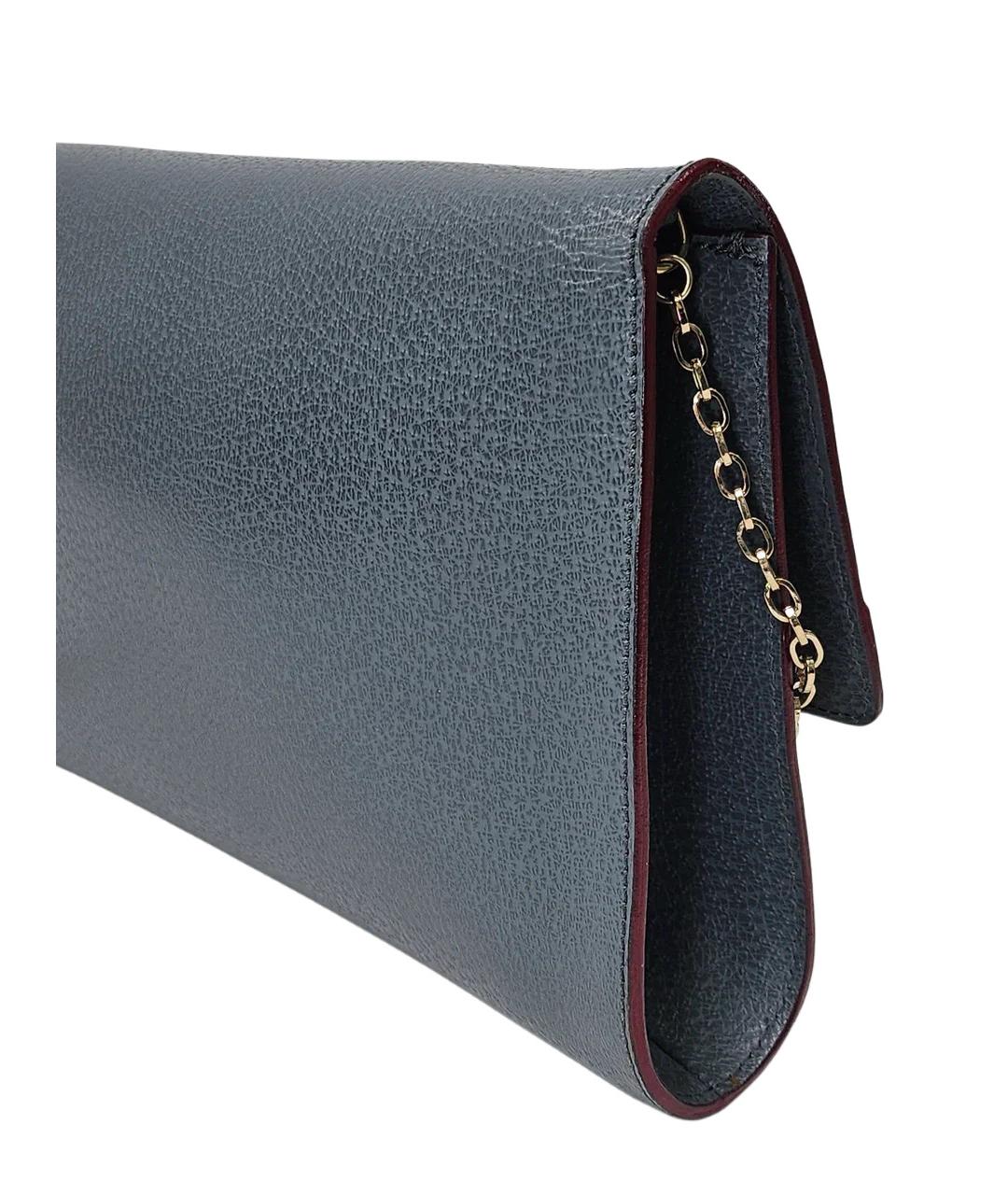 EMPORIO ARMANI Серая кожаная сумка через плечо, фото 8