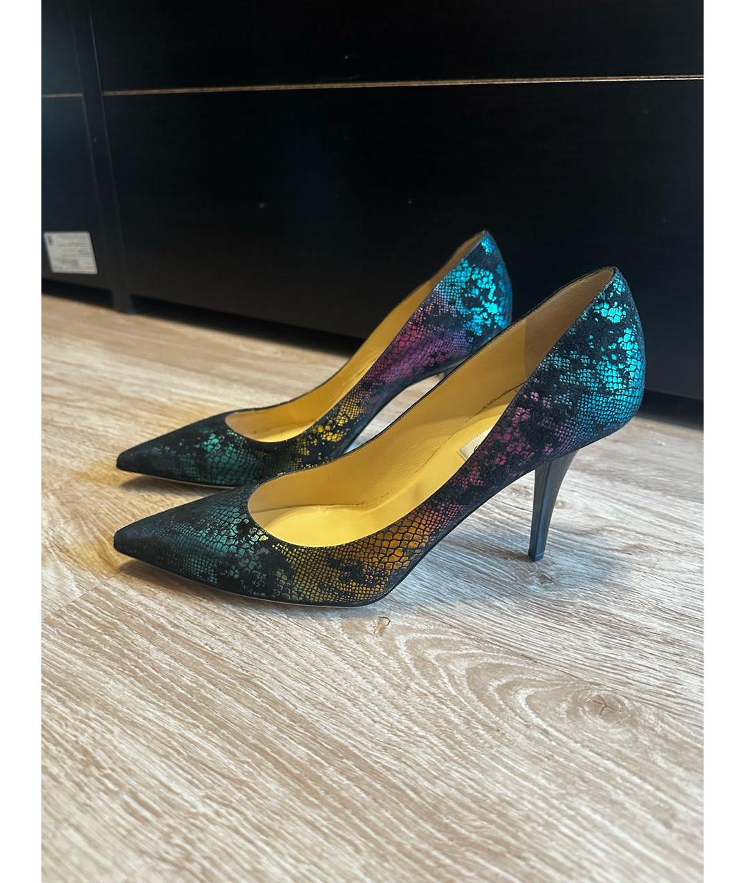 JIMMY CHOO Мульти кожаные туфли, фото 4