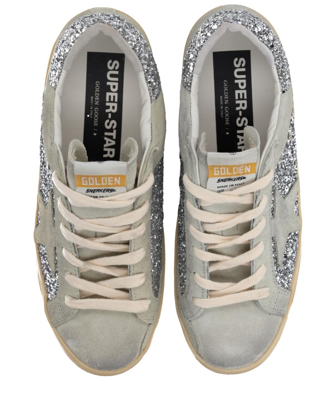 GOLDEN GOOSE DELUXE BRAND Мульти кожаные кеды, фото 4
