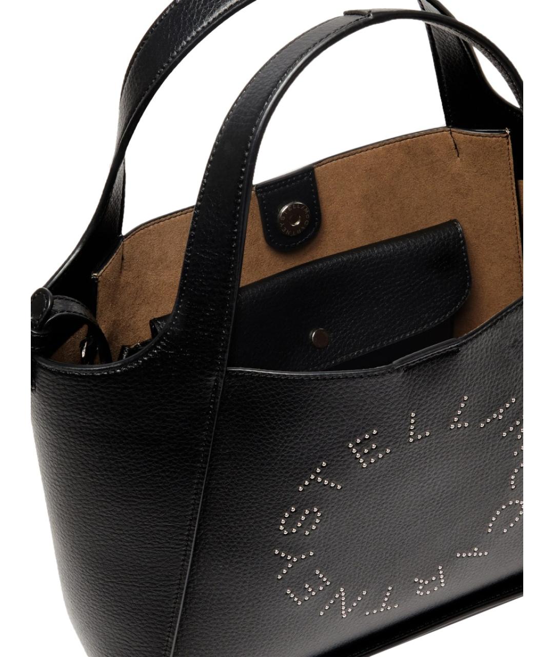 STELLA MCCARTNEY Черная синтетическая сумка через плечо, фото 2