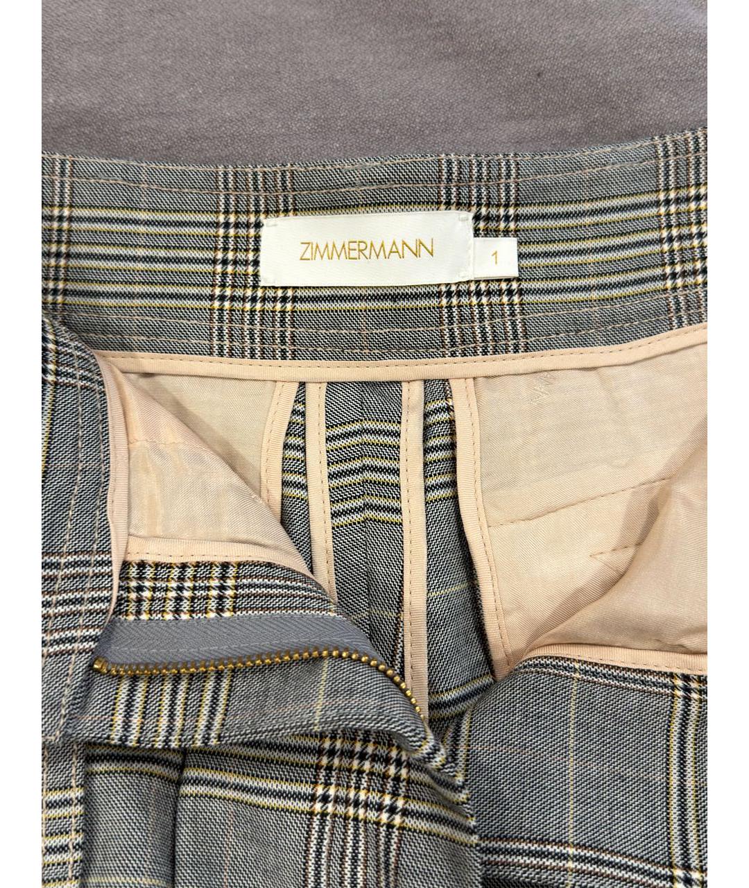 ZIMMERMANN Антрацитовый вискозный костюм с брюками, фото 5