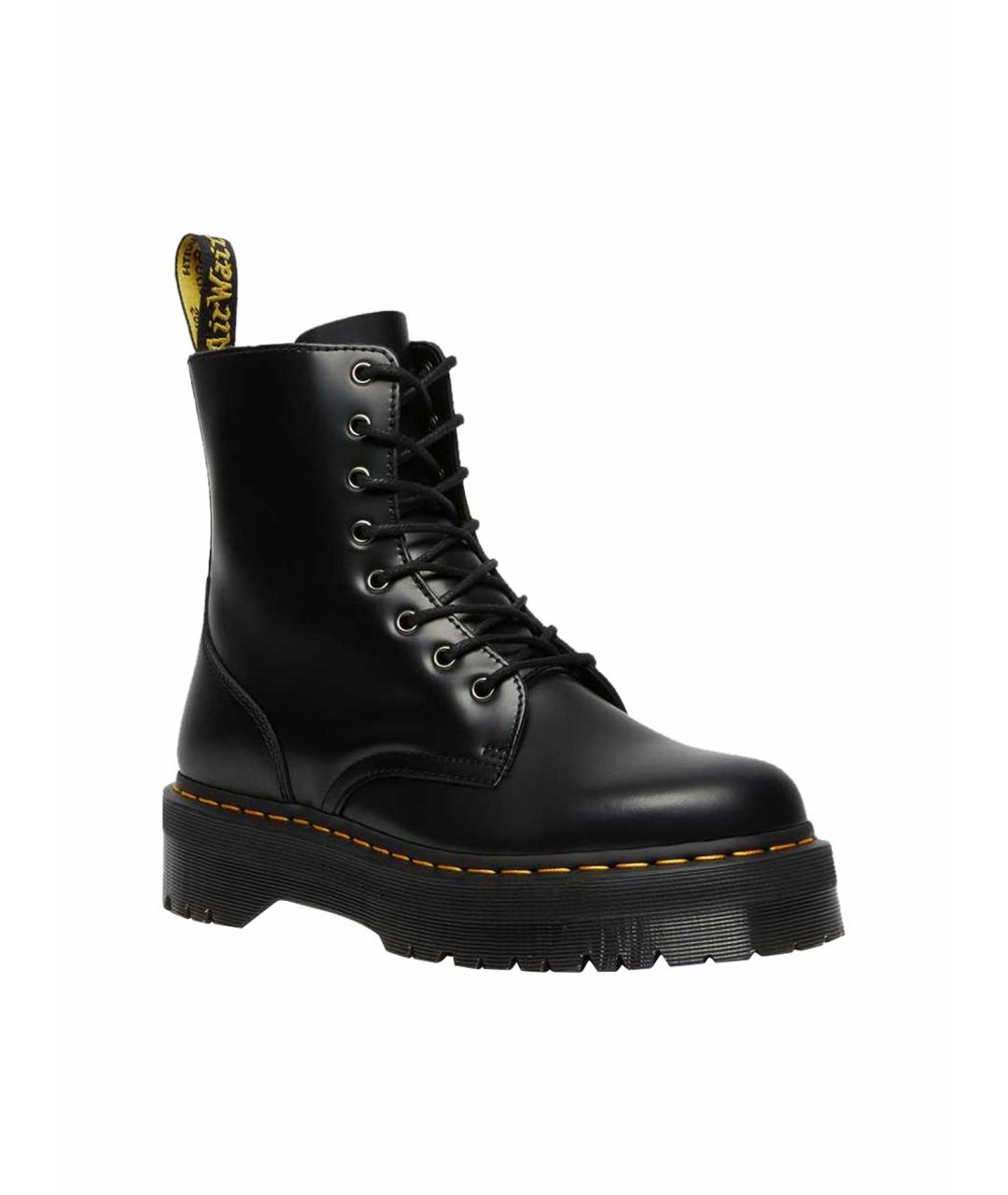 DR. MARTENS Черные кожаные ботинки, фото 1