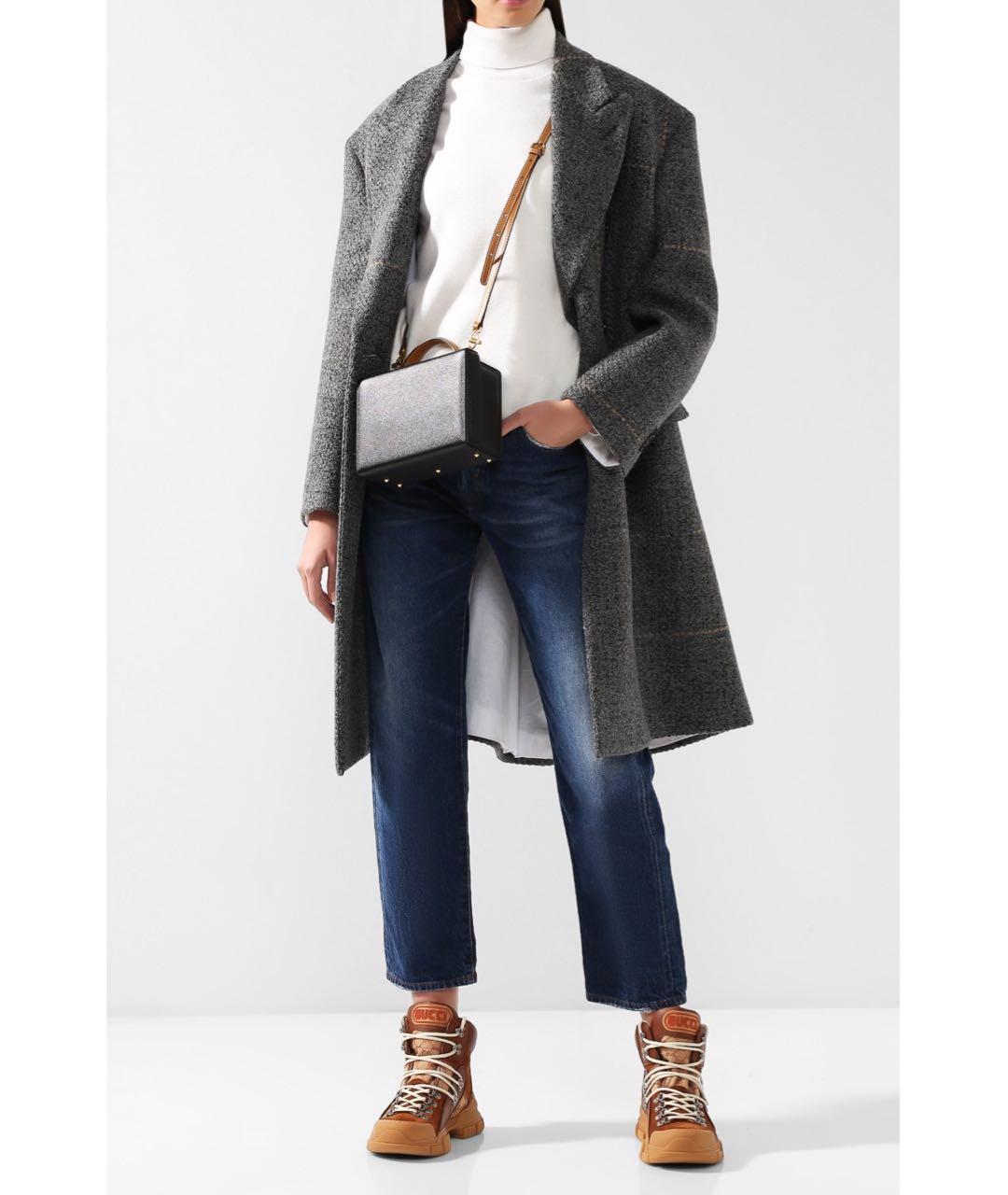 GUCCI Коричневые замшевые ботинки, фото 4