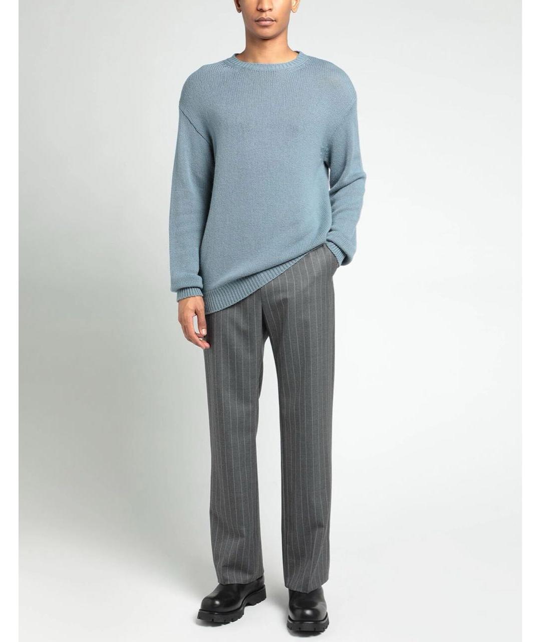 VALENTINO Голубой кашемировый джемпер / свитер, фото 6