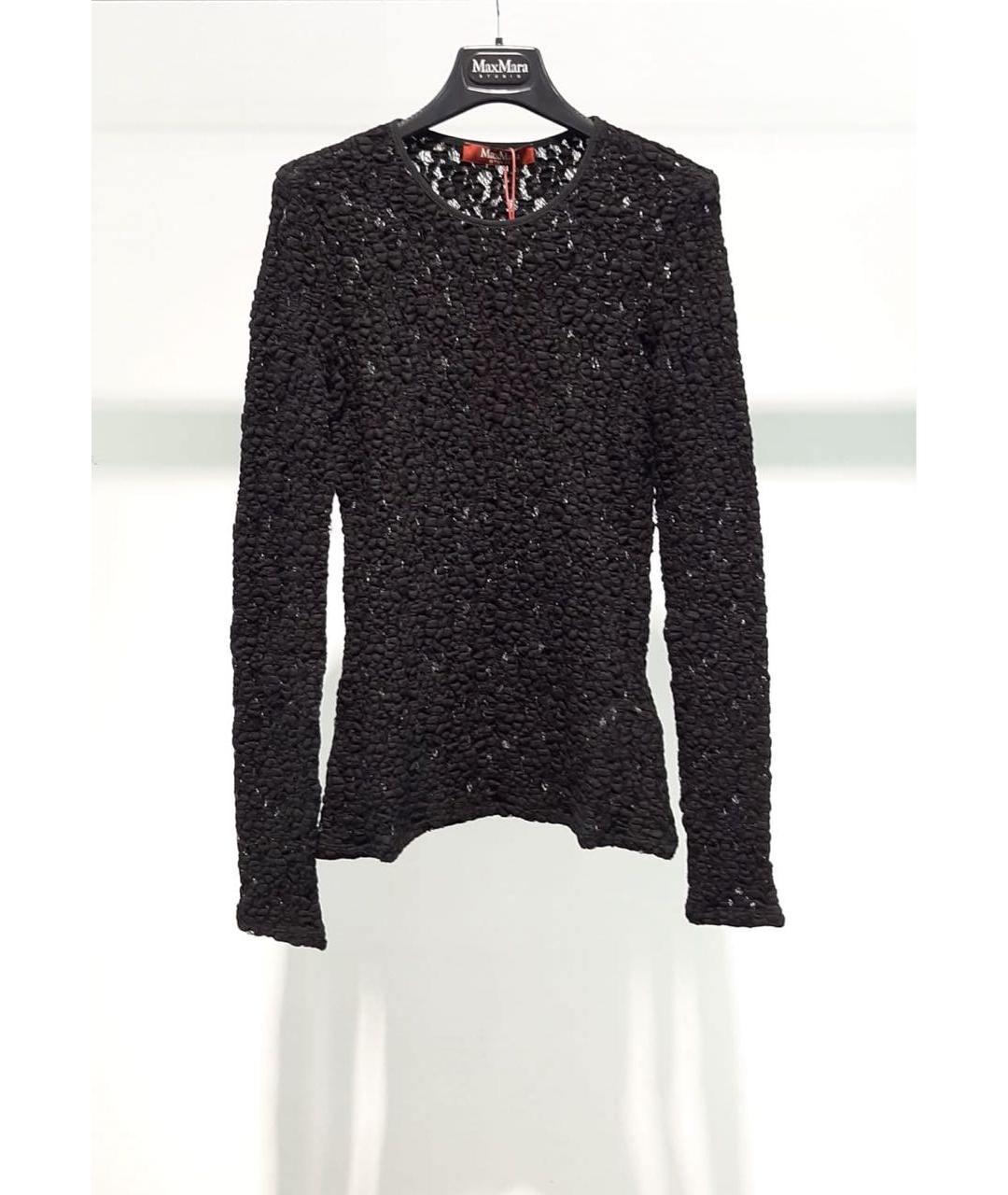 MAX MARA STUDIO Черный джемпер / свитер, фото 3