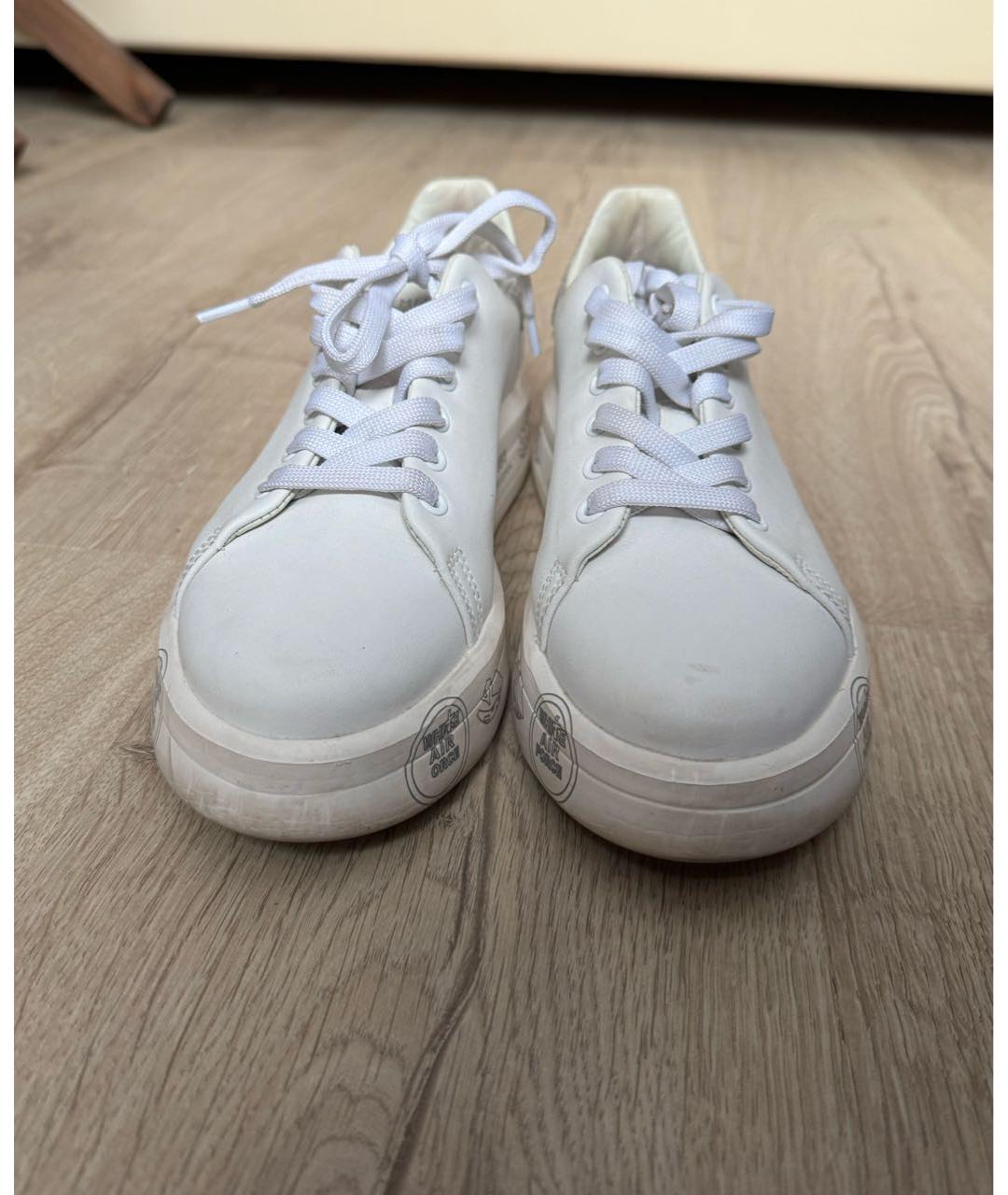 PREMIATA Белые кожаные кроссовки, фото 2