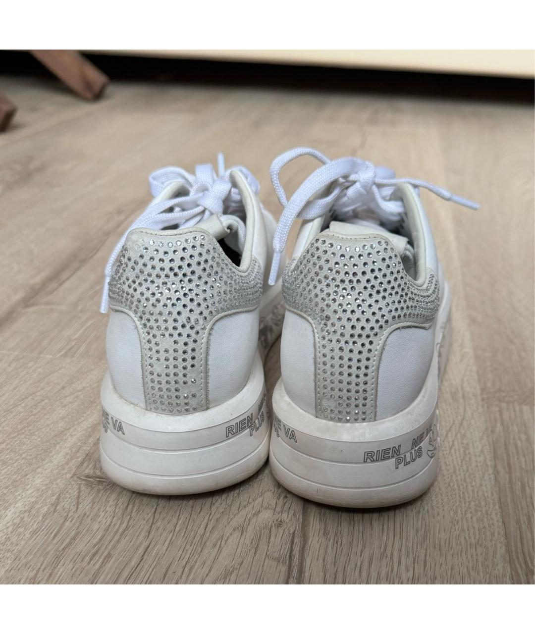 PREMIATA Белые кожаные кроссовки, фото 4