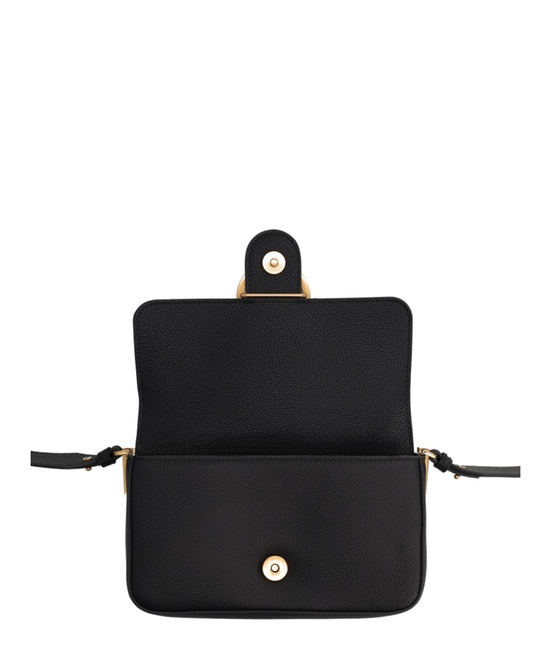 PINKO Черная кожаная сумка через плечо, фото 2