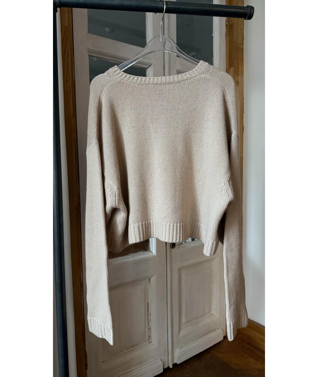 MIU MIU Бежевый кардиган, фото 2