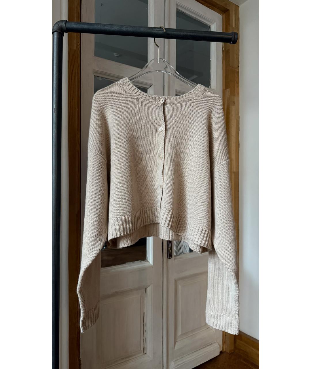MIU MIU Бежевый кардиган, фото 5