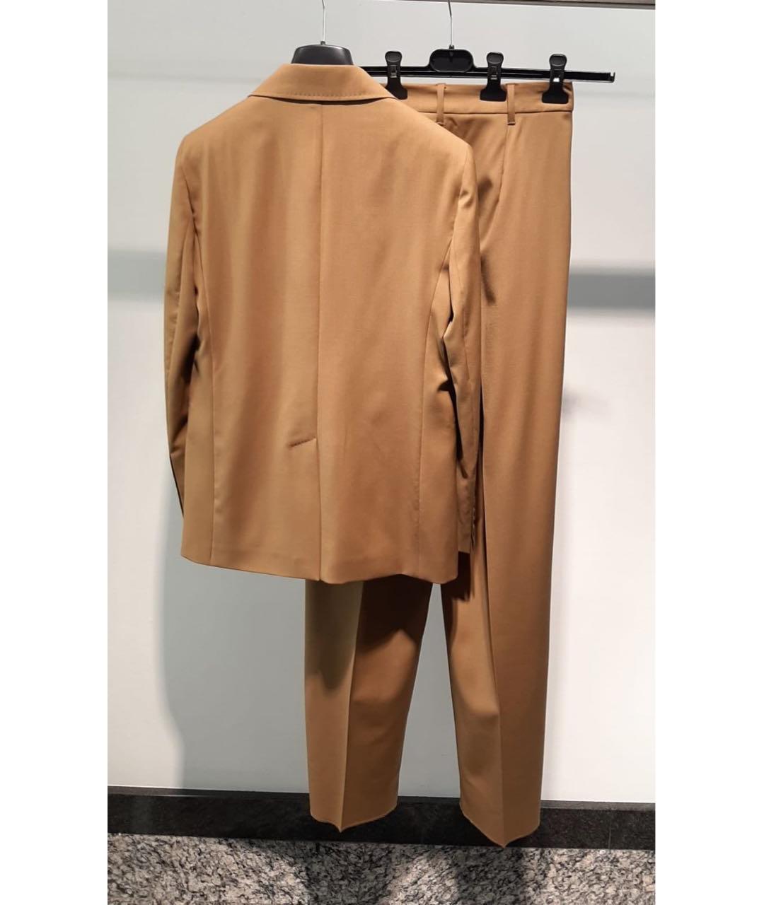 MAX MARA STUDIO Коричневый костюм с брюками, фото 2