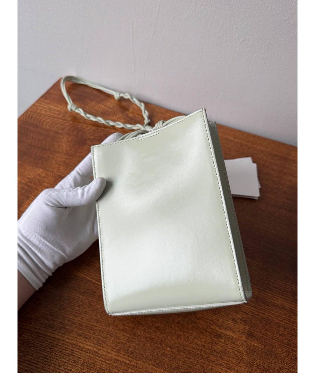 JIL SANDER Салатовая кожаная сумка через плечо, фото 5