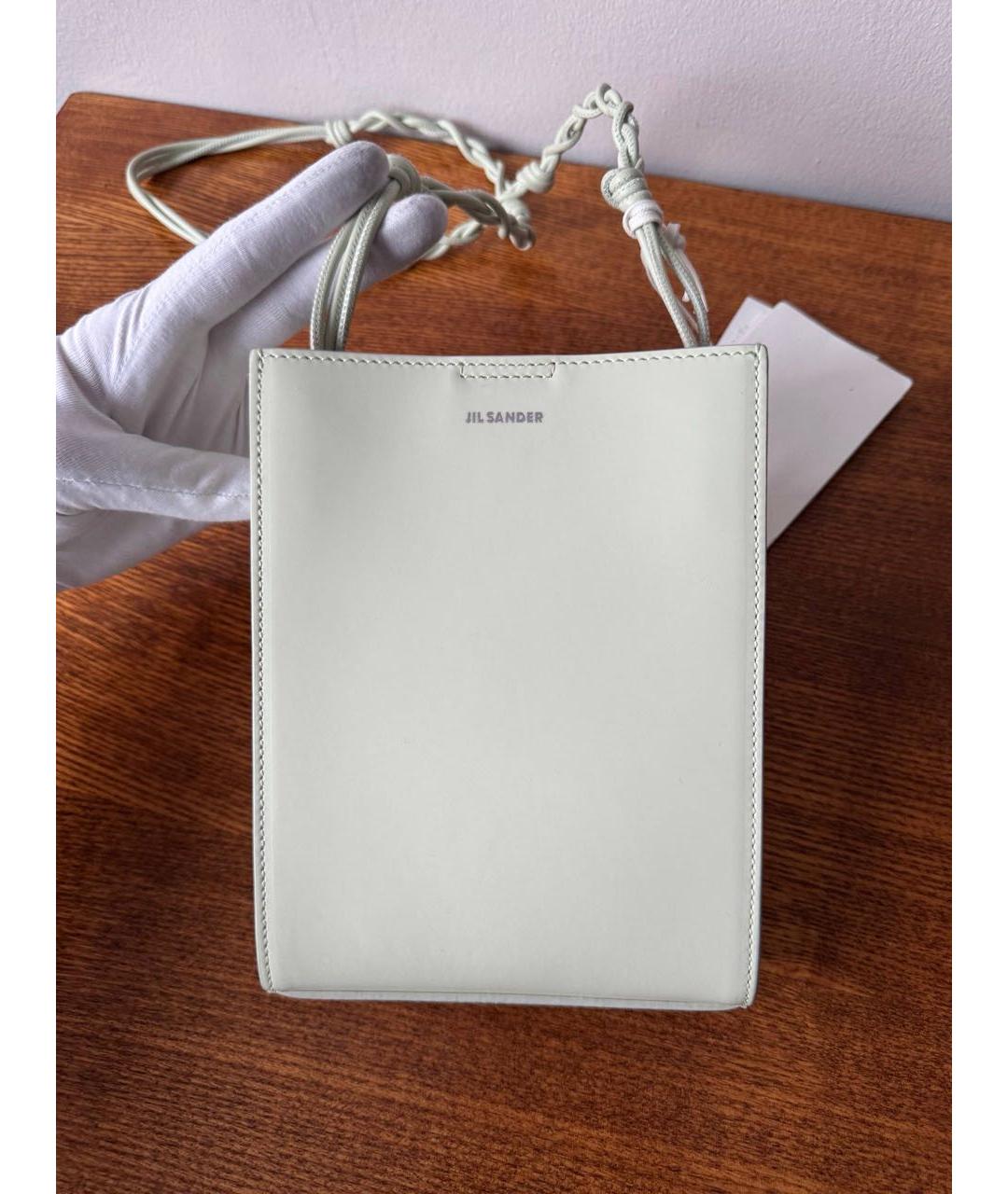 JIL SANDER Салатовая кожаная сумка через плечо, фото 9