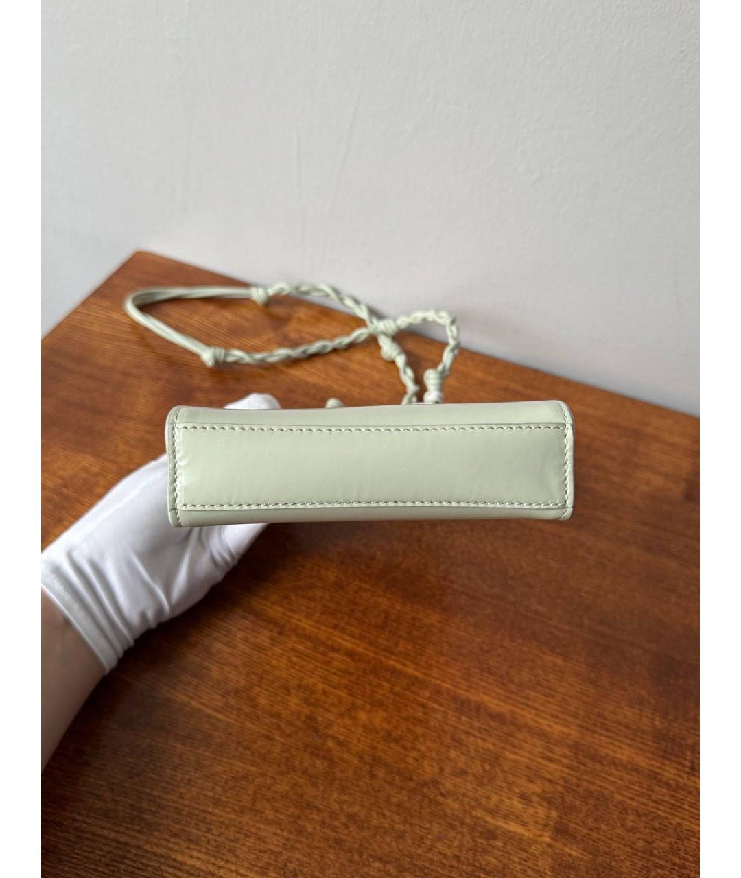 JIL SANDER Салатовая кожаная сумка через плечо, фото 8