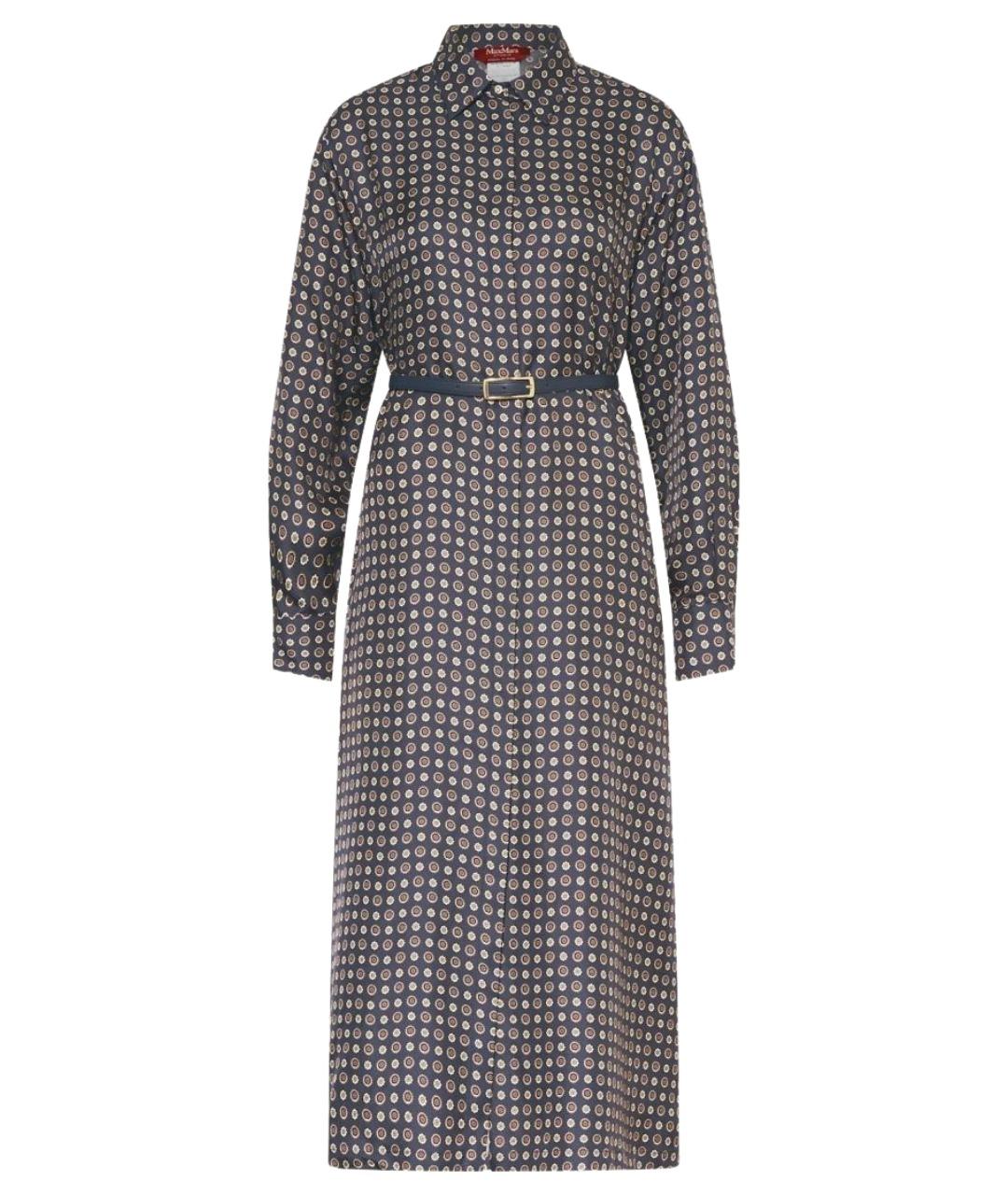 MAX MARA STUDIO Серое повседневное платье, фото 1