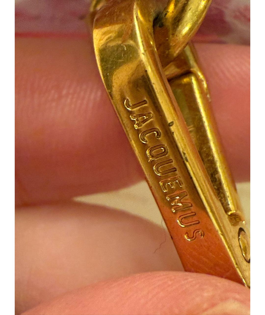 JACQUEMUS Розовая кожаная сумка через плечо, фото 5