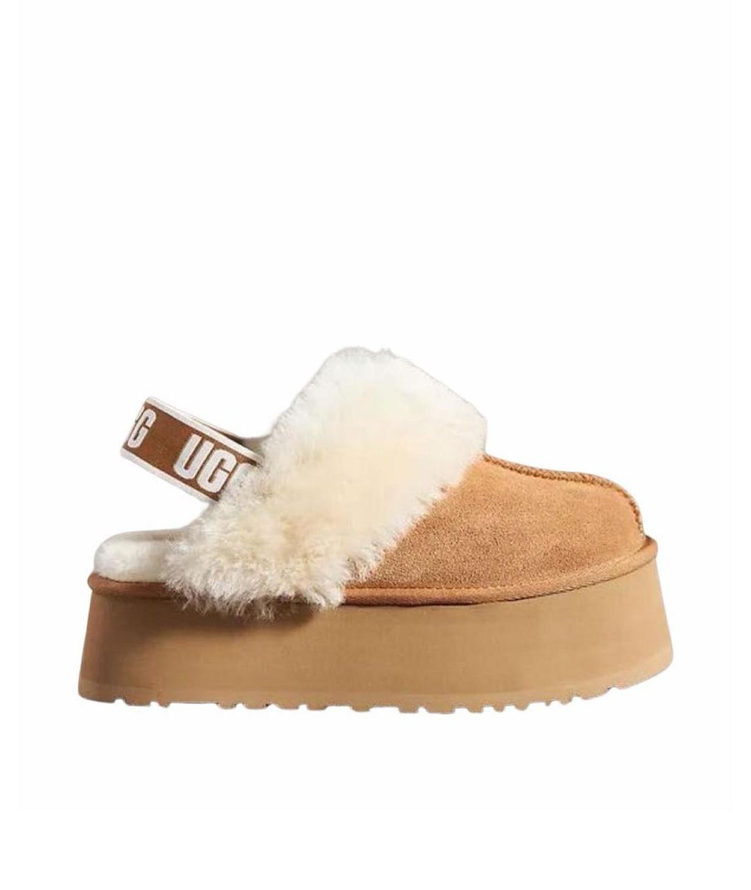 UGG AUSTRALIA Коричневые замшевые сабо, фото 1