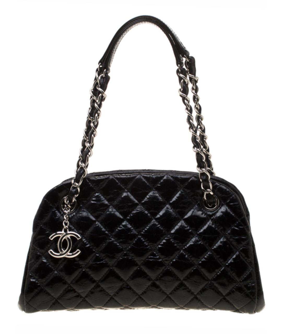 CHANEL Черная кожаная сумка через плечо, фото 1