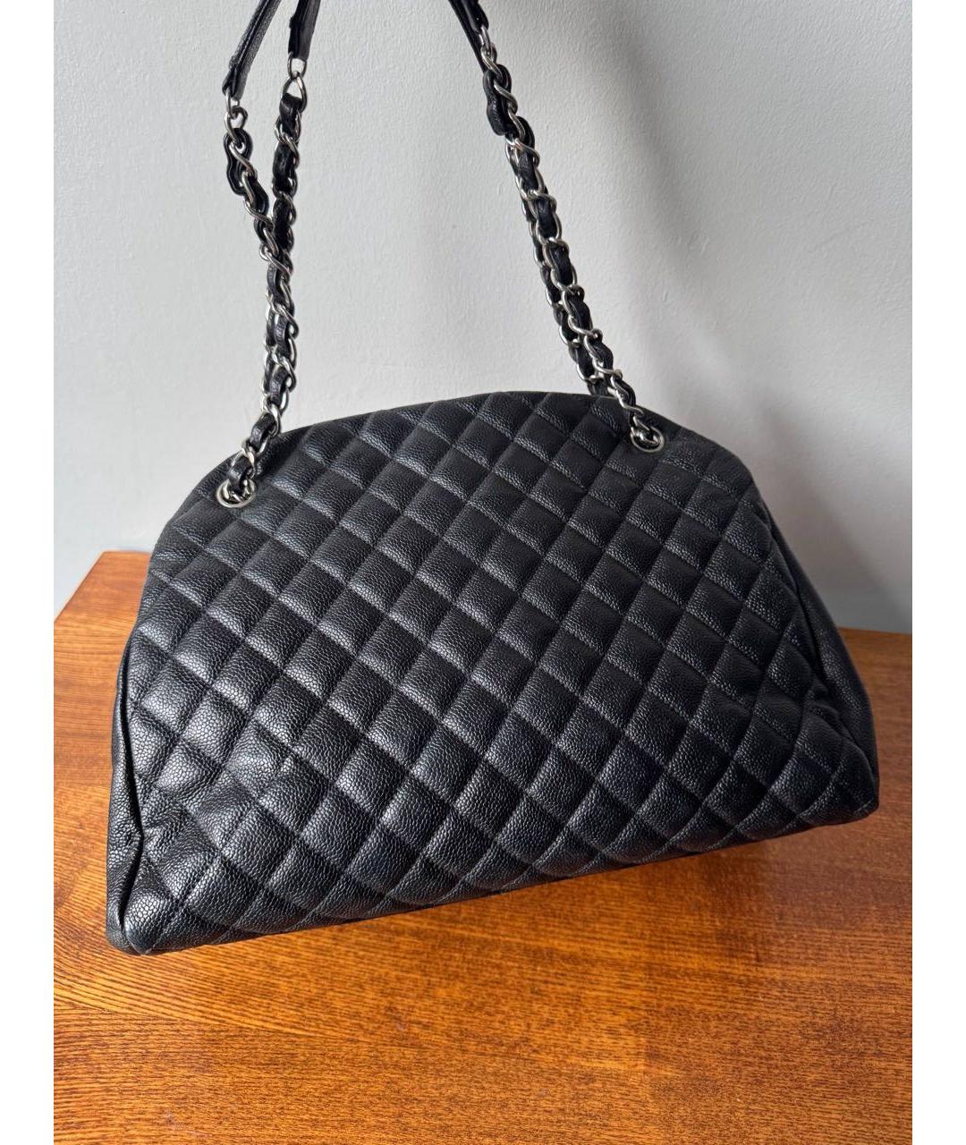 CHANEL Черная кожаная сумка через плечо, фото 5