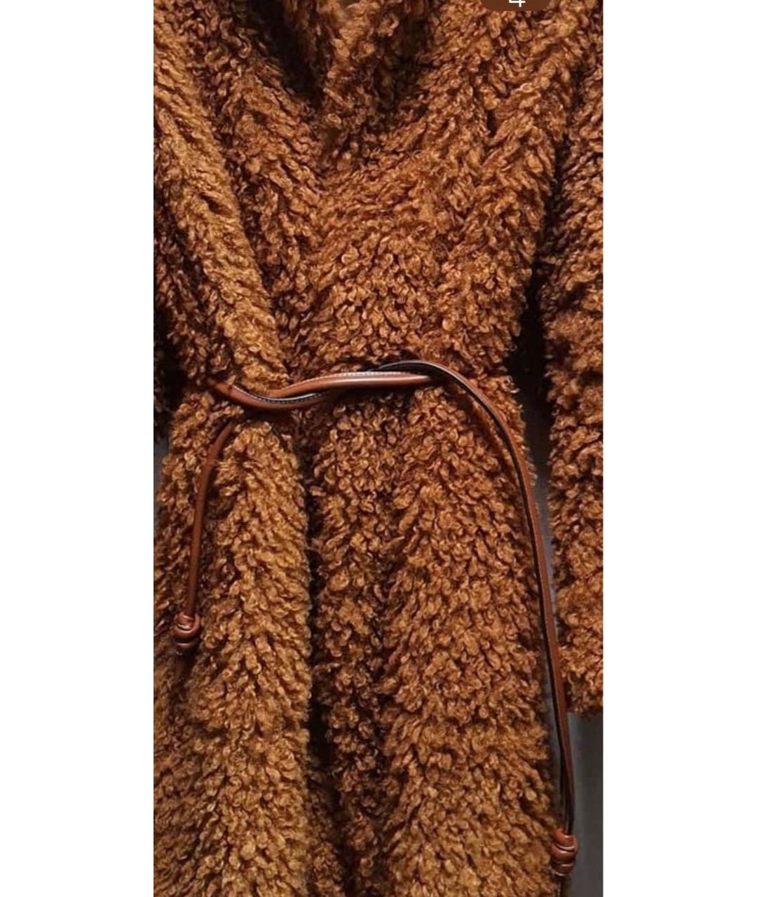 STELLA MCCARTNEY Оранжевая меховая шуба, фото 4