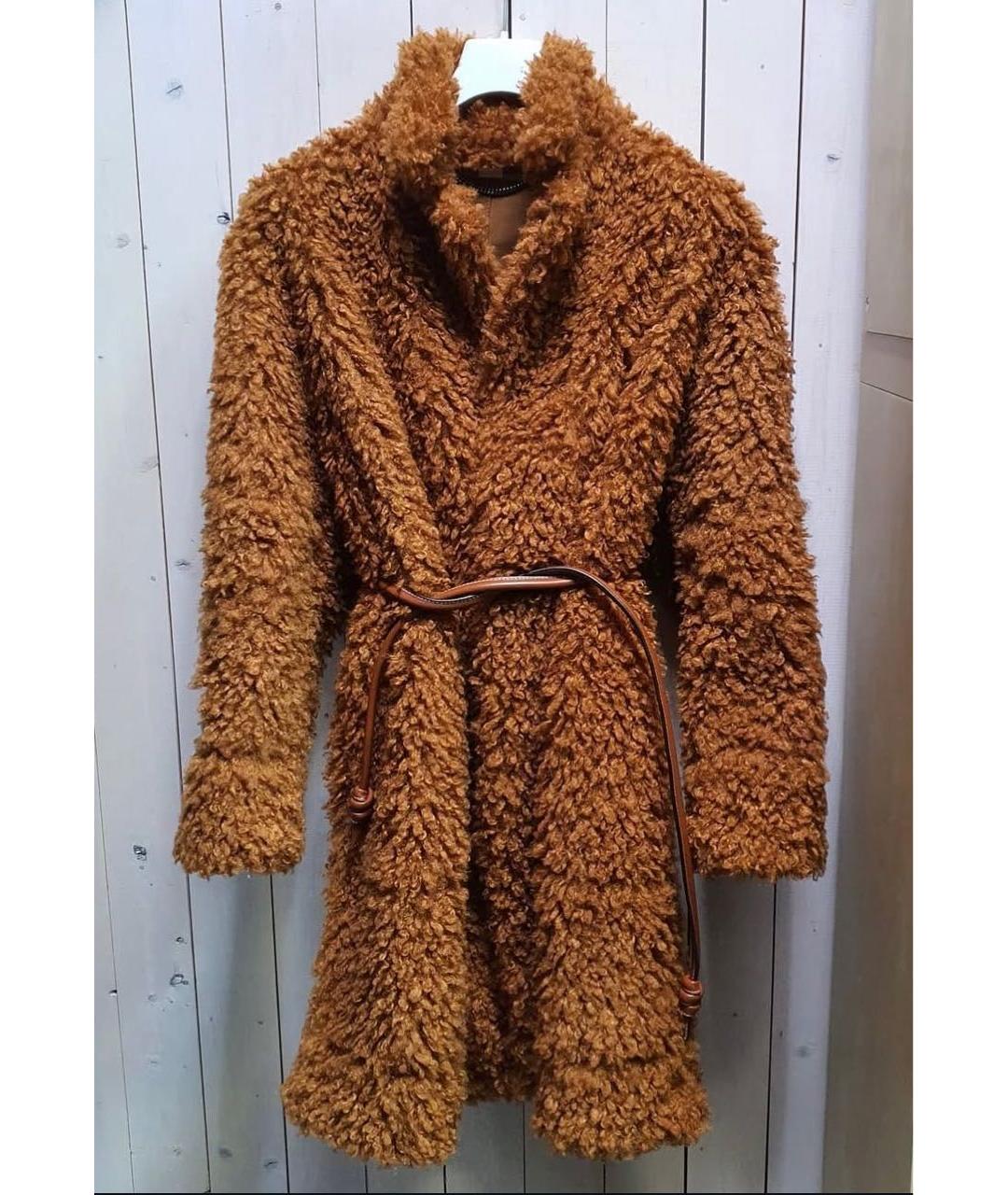 STELLA MCCARTNEY Оранжевая меховая шуба, фото 6