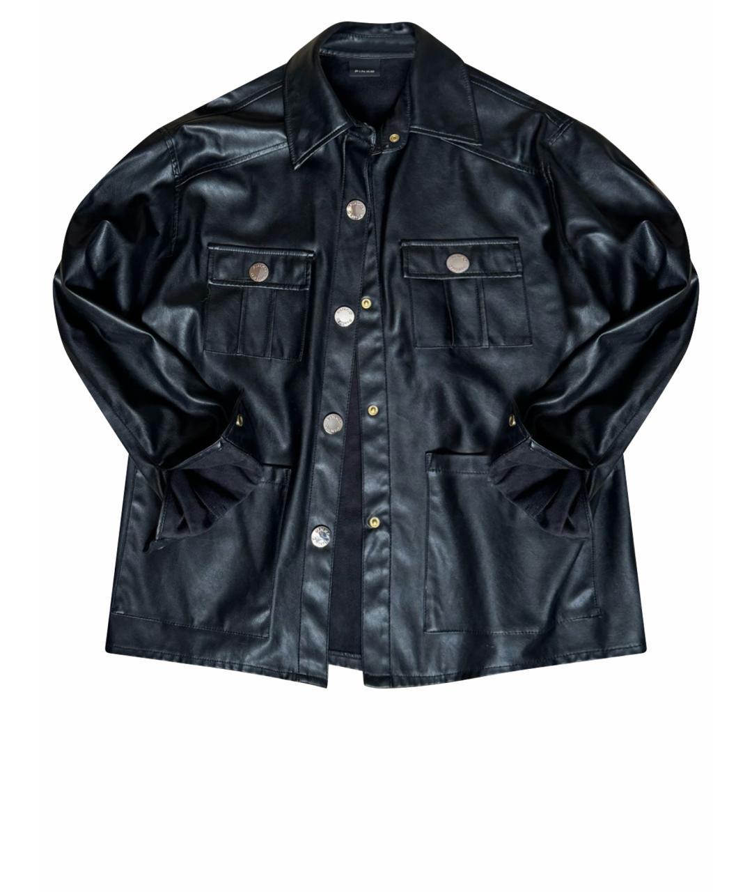 PINKO Черный полиэстеровый жакет/пиджак, фото 1