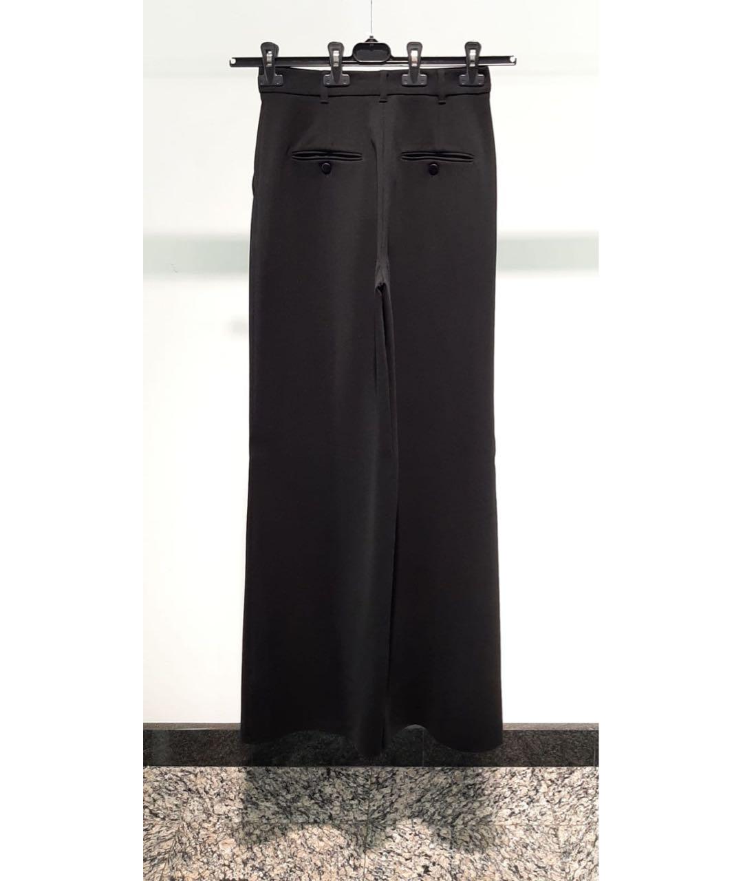 MAX MARA STUDIO Черные брюки широкие, фото 2