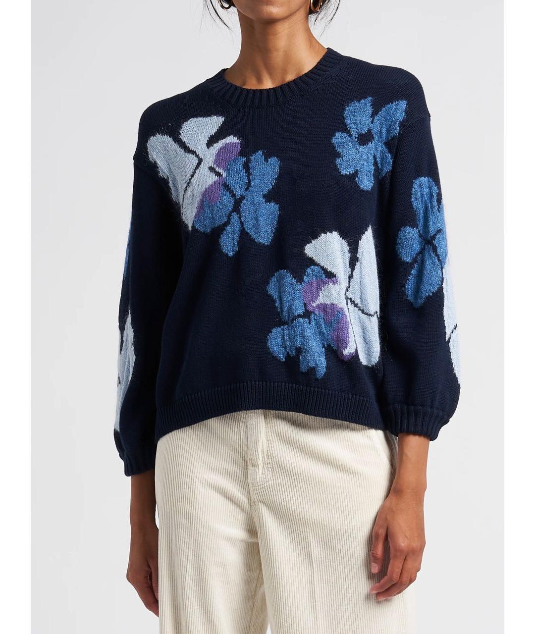 PAUL SMITH Темно-синий хлопковый джемпер / свитер, фото 4