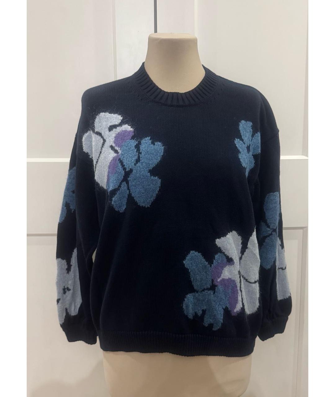 PAUL SMITH Темно-синий хлопковый джемпер / свитер, фото 5